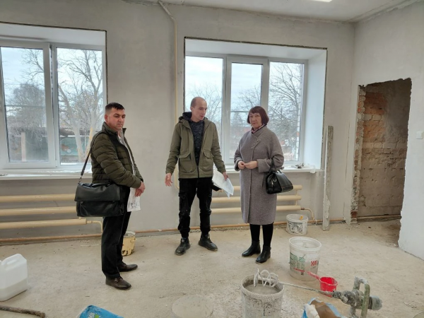 В Ишакской библиотеке продолжается ремонт