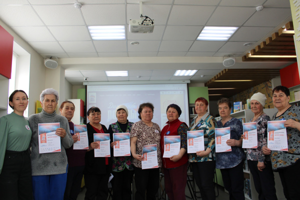 Читатели Атлашевской сельской библиотеки написали Диктант Победы