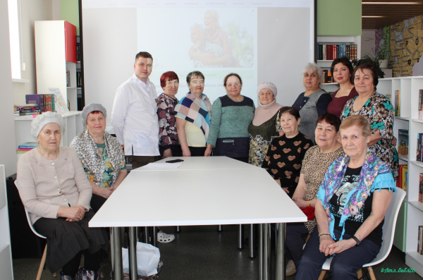 Встреча с медицинским работником в Атлашевской сельской библиотеке