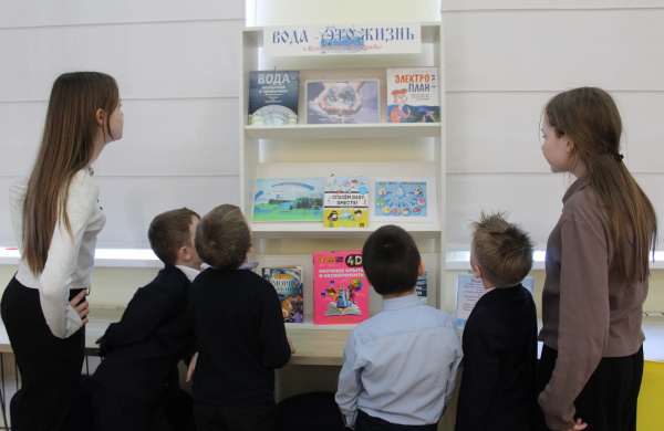 Н2О в основе всего – экологический час в  Кшаушской сельской библиотеке