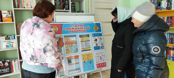 Как обезопасить себя и окружающих: информационный час в Синьяльской сельской библиотеке